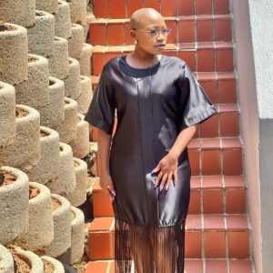 Midnight Fringe Dress