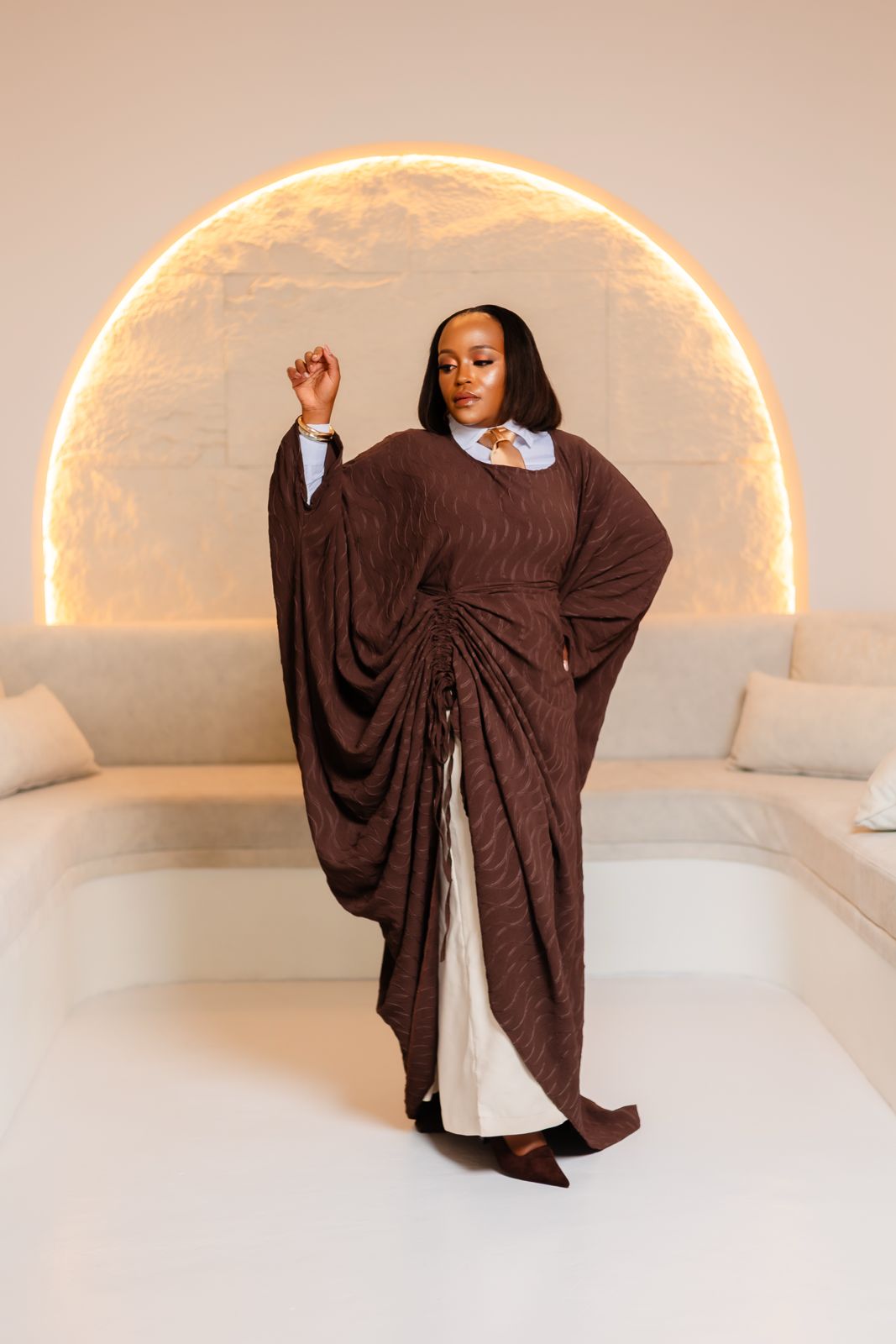 Mocha Luxe Bubu Dress