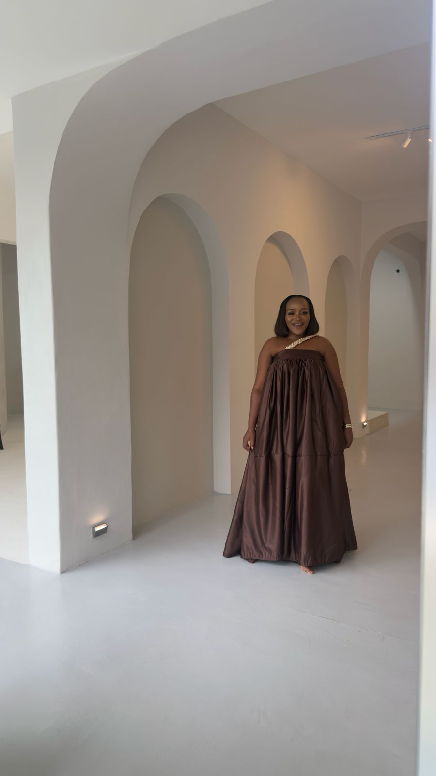 Mocha Goddess Dress - Image 3