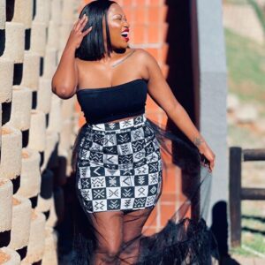 Midnight Mesh Traditional Skirt